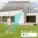 📹 Cámara de Seguridad PTZ Doble Lente: Tu guardián inteligente con visión 360° y protección total día y noche